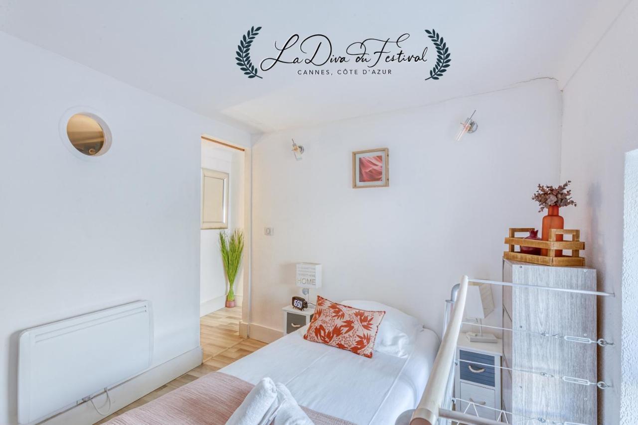 La Diva Du Festival - 10 Mn A Pied Palais & Plages - Cosy & Calme - Clim - Wifi Cannes Ngoại thất bức ảnh