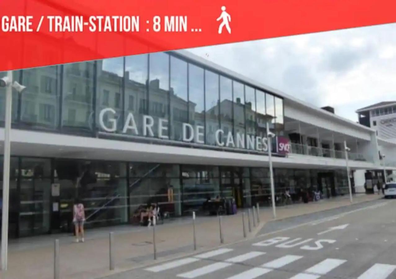 La Diva Du Festival - 10 Mn A Pied Palais & Plages - Cosy & Calme - Clim - Wifi Cannes Ngoại thất bức ảnh