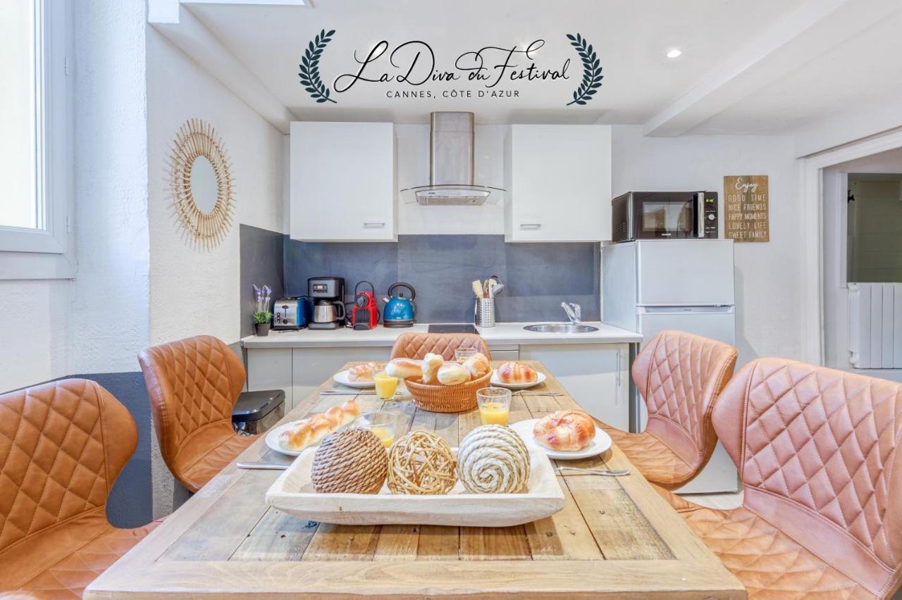 La Diva Du Festival - 10 Mn A Pied Palais & Plages - Cosy & Calme - Clim - Wifi Cannes Ngoại thất bức ảnh